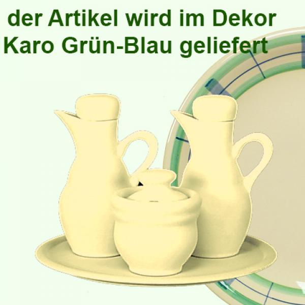 Menage karo grün-blau