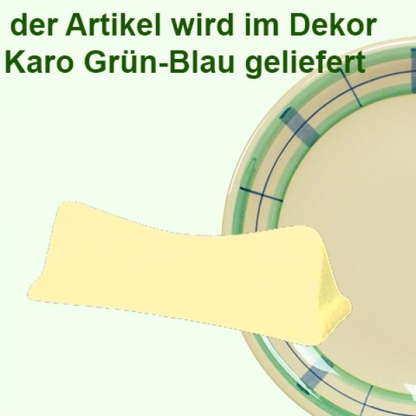 Messerbänkchen karo grün-blau
