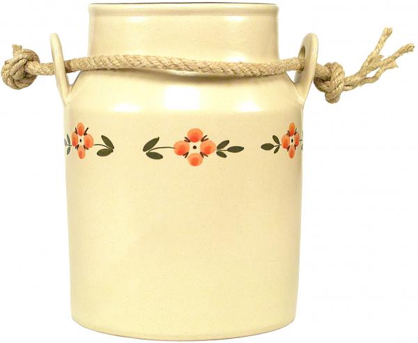 Milchkanne H 23 cm Wilde Rose