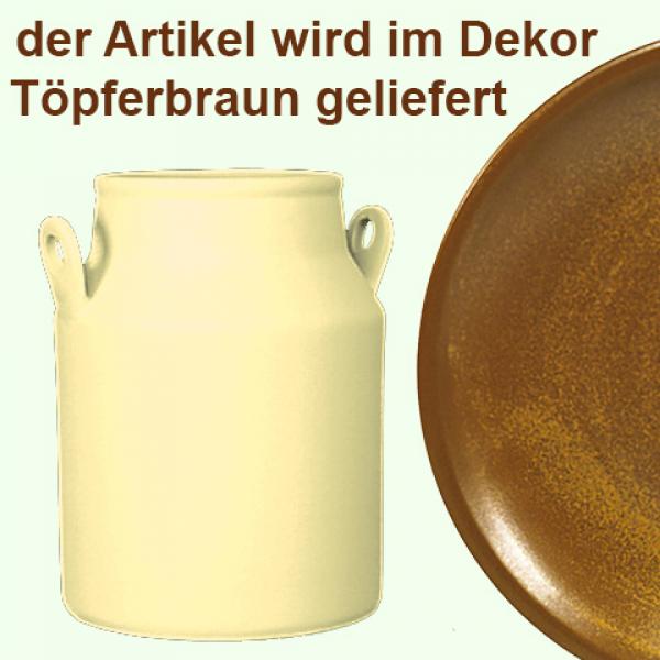 Milchkanne H 23 cm braun