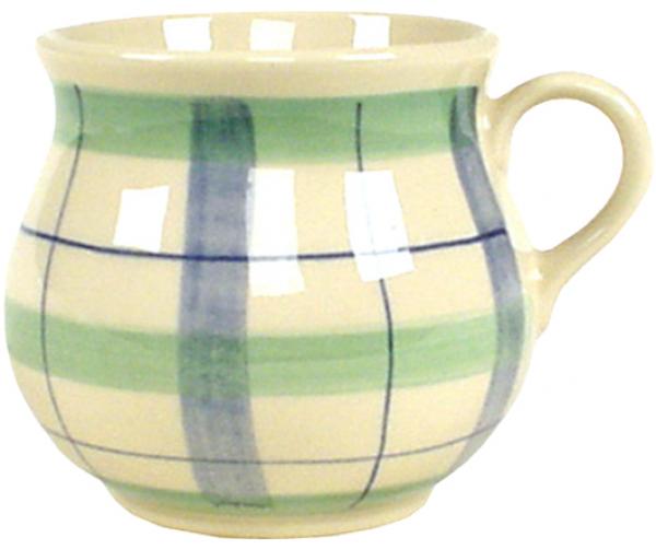 Molly-Mini-Tasse karo grün-blau