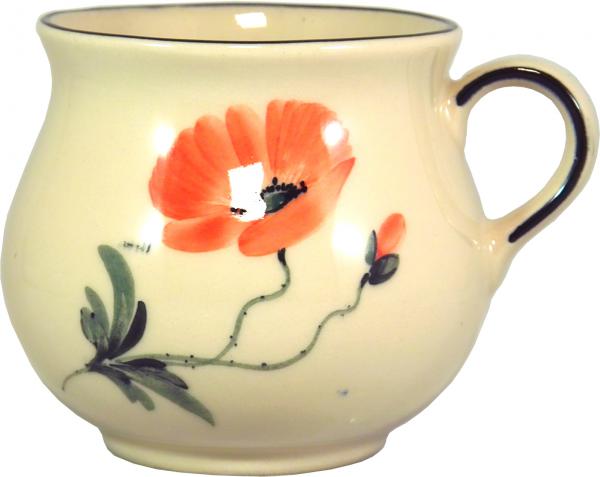 Mollytasse klein 0,25 mit Schrift (1 Zeile)