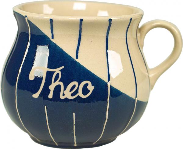 Mollytasse klein 0,25 mit Schrift (1 Zeile)
