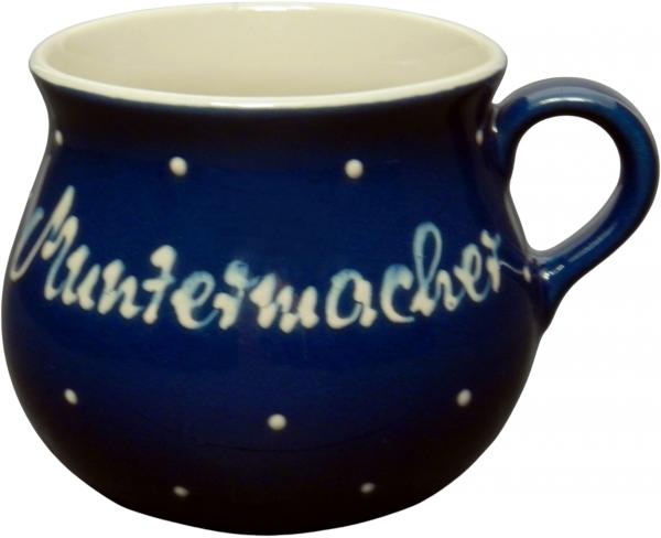 Mollytasse big with font Blue 1 point
