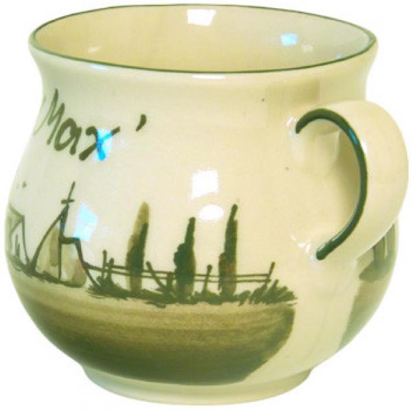 Mollytasse mit Schrift (1 Zeile) Landart