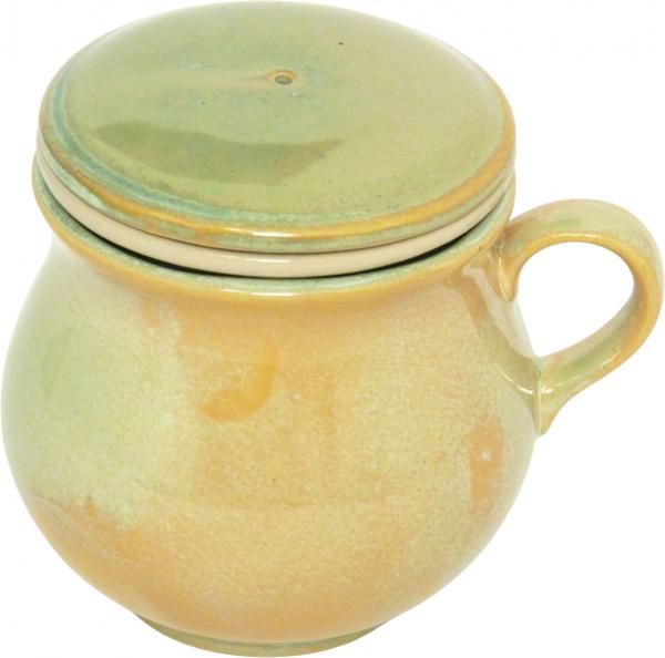 Mollytasse mit Sieb und Deckel Mint
