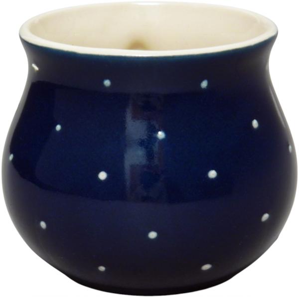 Mollytasse groß 0,4 blau 1 Punkt
