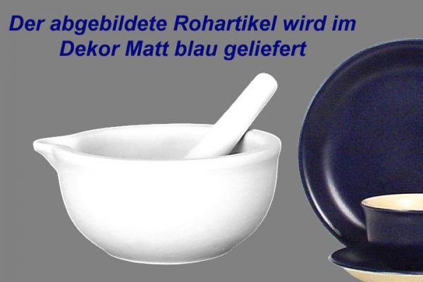 Mörser matt blau