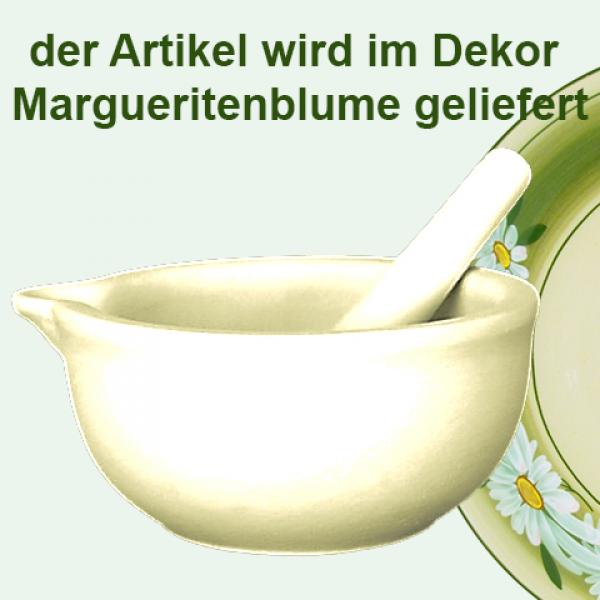 Mörser Dekor Margueritenblume