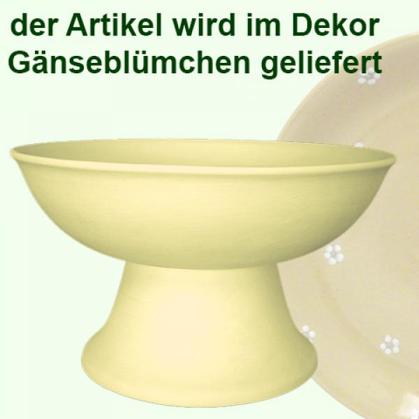 Fruit bowl with foot Gänseblümchen