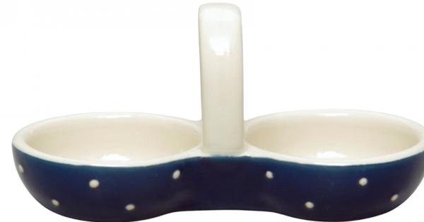 Pfeffer-Salz Napf blau 1 Punkt