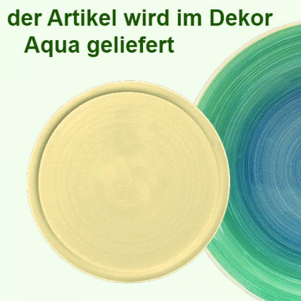 Platte 20 rund Aqua