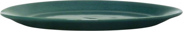 Platte 29 oval grün Sprenkel