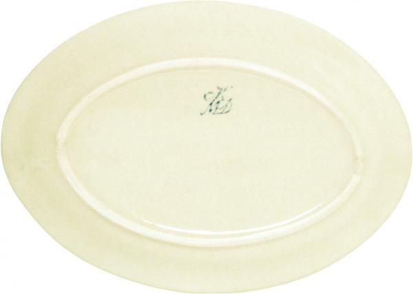 Platte 29 oval Aqua