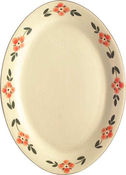 Platte 29 oval Wilde Rose