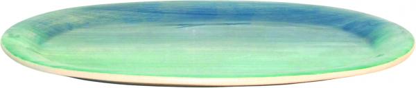 Platte 37 oval Aqua