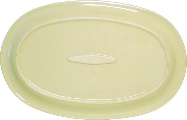 Platte 37 oval Dekor Margueritenblume