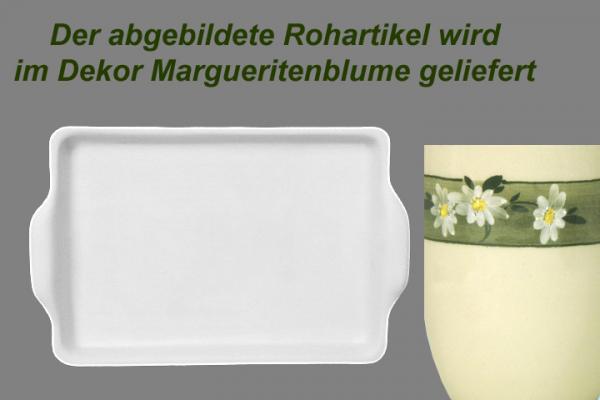 Platte 19 eckig hell 1 Punkt