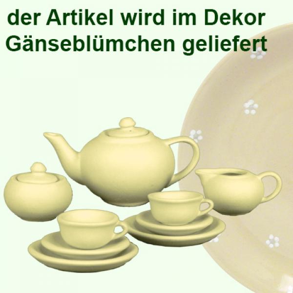Puppenservice Gänseblümchen