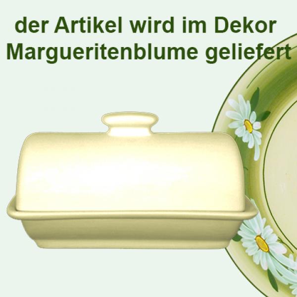 Rollenbutterdose Dekor Margueritenblume