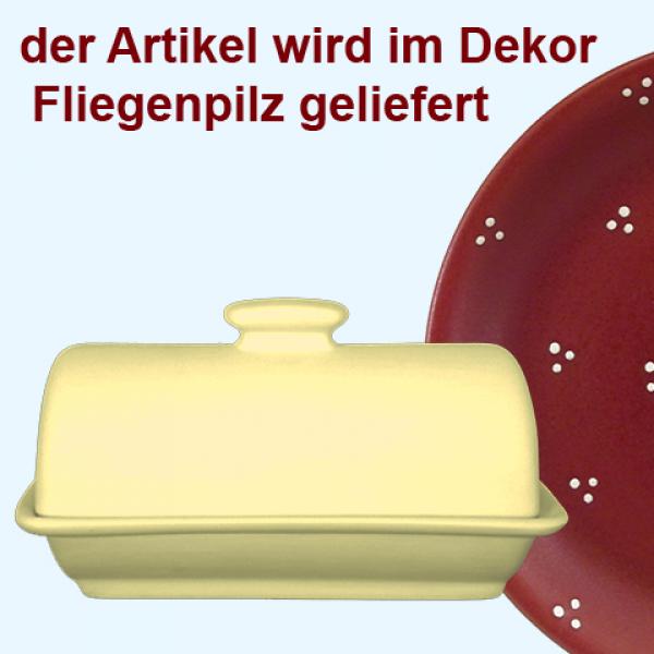 Rollenbutterdose Fliegenpilz
