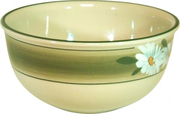 Salatschüssel 17 Dekor Margueritenblume