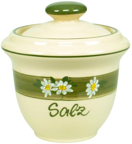 Salztopf Dekor Margueritenblume