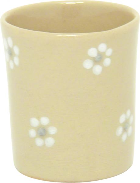 Schnaps-/Eierbecher mit Schrift (1 Zeile) Gänseblümchen