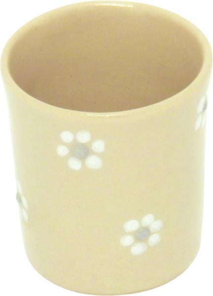 Schnaps-/Eierbecher mit Schrift (1 Zeile) Gänseblümchen