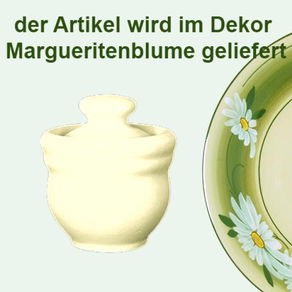 Senftopf Dekor Margueritenblume