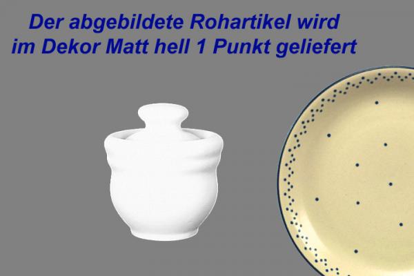 Senftopf matt hell 1 Punkt