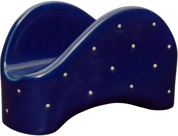 Serviettenhalter blau 1 Punkt