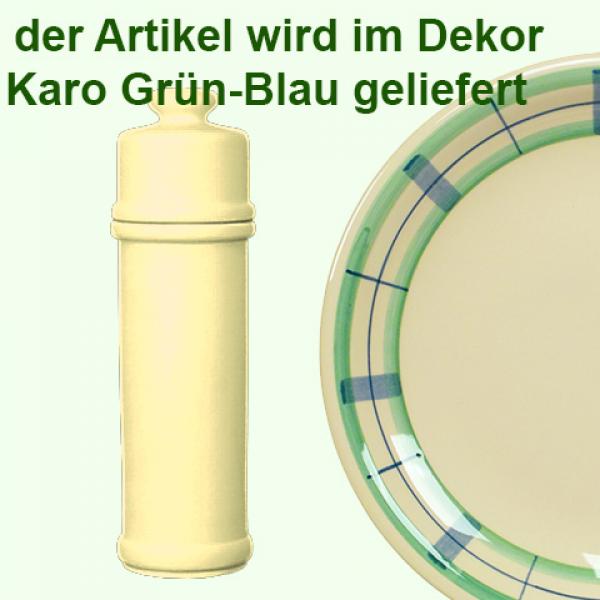 Spaghettitopf karo grün-blau