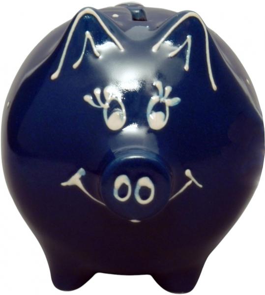 Sparschweine mittel mit Schrift 1 Zeile