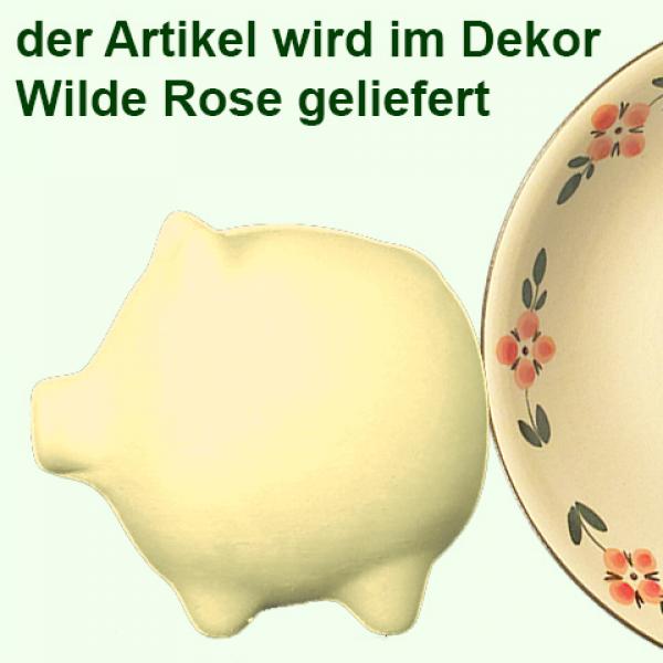 Sparschwein mittel Wilde Rose