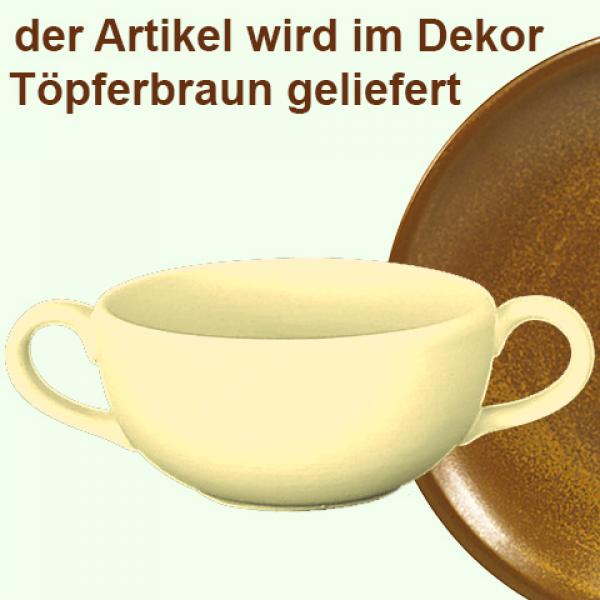 Suppentasse obere braun