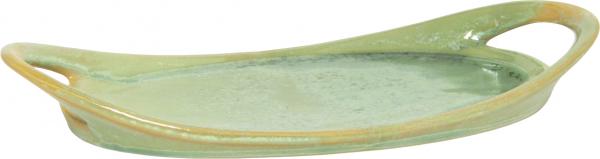 Tablett 25 oval Mint
