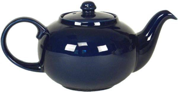 Teekanne 0,9 l glänzend blau