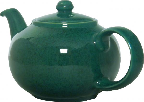 Teekanne 1,2 l grün Sprenkel