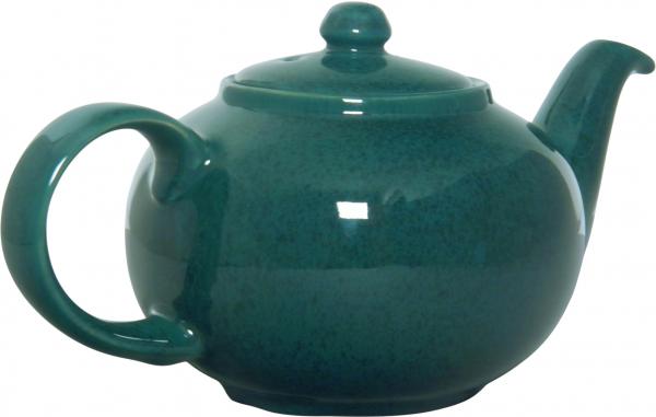 Teekanne 1,2 l grün Sprenkel