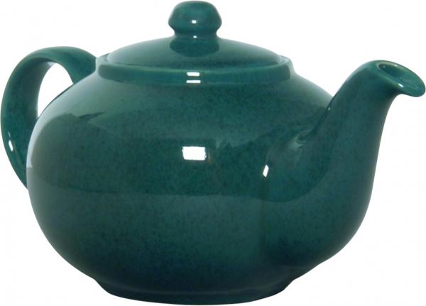 Teekanne 1,2 l grün Sprenkel