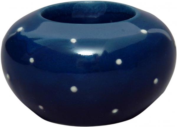 Teelicht blau 3 Punkt
