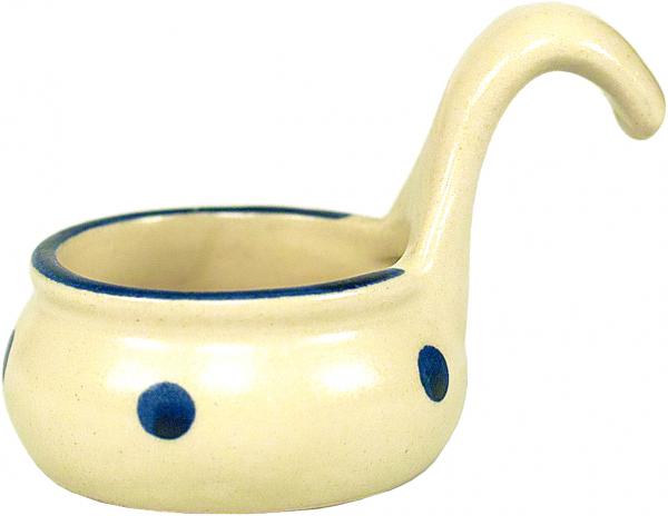 Teelicht mit Henkel Elli blau