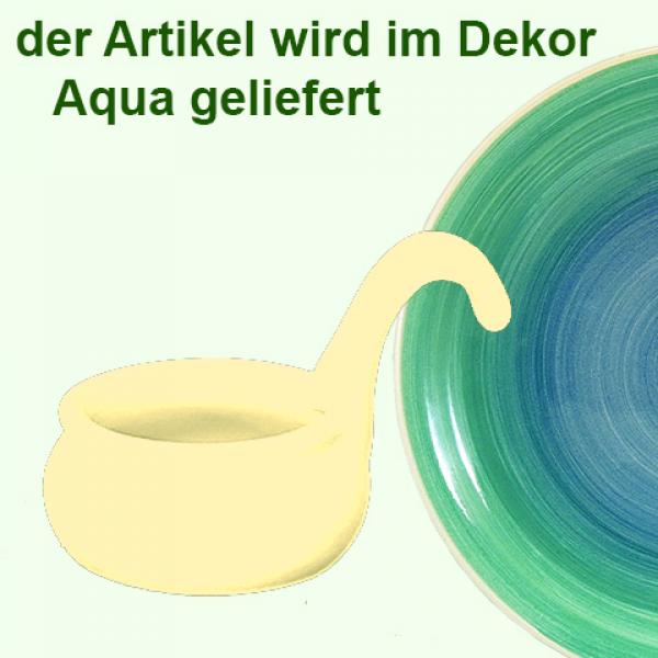 Teelicht mit Henkel Aqua