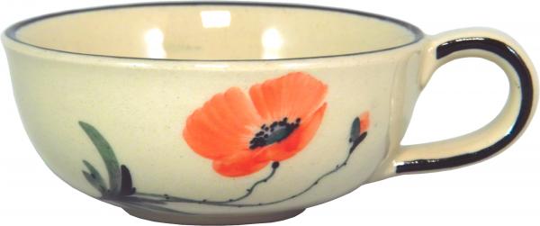 Teeservice 21-teilig Mohn
