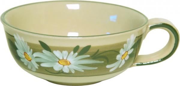 Teeschale Dekor Margueritenblume