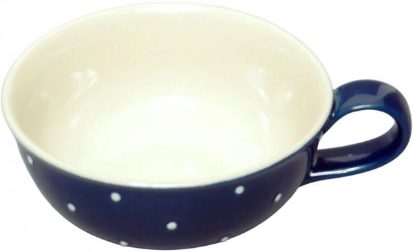 Teeschale blau 1 Punkt