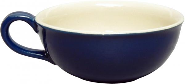 Teetasse Roxi groß glänzend blau