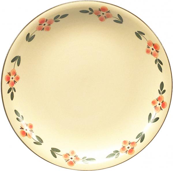 Teller 24 flach Wilde Rose