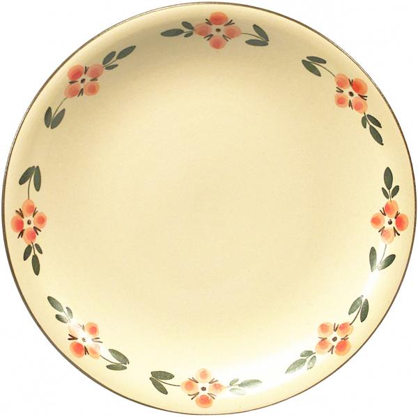 Teller 24 flach Wilde Rose